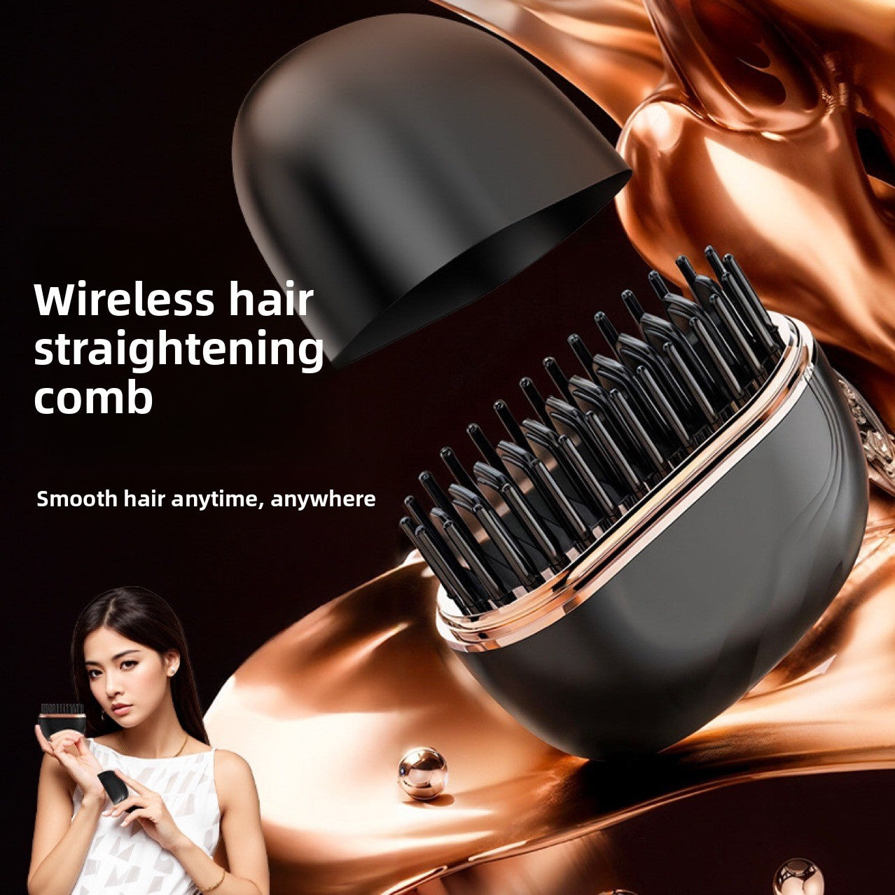 Mini Rechargeable Hair Straightener